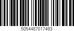 Código de barras (EAN, GTIN, SKU, ISBN): '5054487017483'