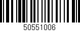 Código de barras (EAN, GTIN, SKU, ISBN): '50551006'