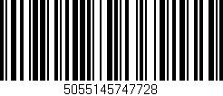 Código de barras (EAN, GTIN, SKU, ISBN): '5055145747728'