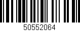 Código de barras (EAN, GTIN, SKU, ISBN): '50552064'