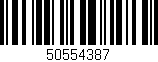 Código de barras (EAN, GTIN, SKU, ISBN): '50554387'