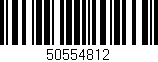 Código de barras (EAN, GTIN, SKU, ISBN): '50554812'