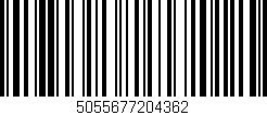 Código de barras (EAN, GTIN, SKU, ISBN): '5055677204362'