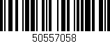 Código de barras (EAN, GTIN, SKU, ISBN): '50557058'