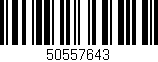 Código de barras (EAN, GTIN, SKU, ISBN): '50557643'