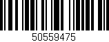 Código de barras (EAN, GTIN, SKU, ISBN): '50559475'