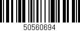 Código de barras (EAN, GTIN, SKU, ISBN): '50560694'