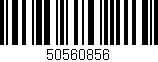 Código de barras (EAN, GTIN, SKU, ISBN): '50560856'