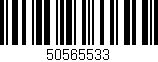 Código de barras (EAN, GTIN, SKU, ISBN): '50565533'