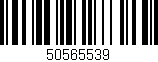 Código de barras (EAN, GTIN, SKU, ISBN): '50565539'