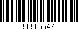 Código de barras (EAN, GTIN, SKU, ISBN): '50565547'