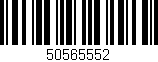Código de barras (EAN, GTIN, SKU, ISBN): '50565552'