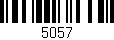 Código de barras (EAN, GTIN, SKU, ISBN): '5057'