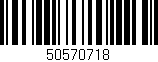 Código de barras (EAN, GTIN, SKU, ISBN): '50570718'