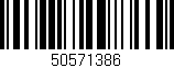 Código de barras (EAN, GTIN, SKU, ISBN): '50571386'