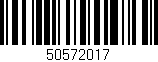 Código de barras (EAN, GTIN, SKU, ISBN): '50572017'