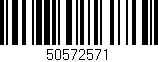 Código de barras (EAN, GTIN, SKU, ISBN): '50572571'