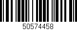 Código de barras (EAN, GTIN, SKU, ISBN): '50574458'