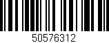 Código de barras (EAN, GTIN, SKU, ISBN): '50576312'