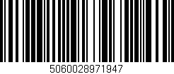 Código de barras (EAN, GTIN, SKU, ISBN): '5060028971947'