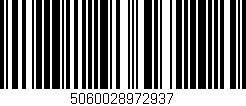 Código de barras (EAN, GTIN, SKU, ISBN): '5060028972937'