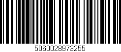 Código de barras (EAN, GTIN, SKU, ISBN): '5060028973255'