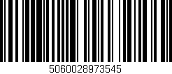Código de barras (EAN, GTIN, SKU, ISBN): '5060028973545'