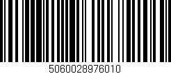 Código de barras (EAN, GTIN, SKU, ISBN): '5060028976010'