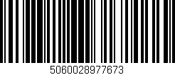 Código de barras (EAN, GTIN, SKU, ISBN): '5060028977673'