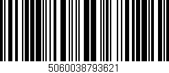 Código de barras (EAN, GTIN, SKU, ISBN): '5060038793621'