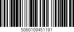 Código de barras (EAN, GTIN, SKU, ISBN): '5060109451191'