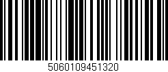 Código de barras (EAN, GTIN, SKU, ISBN): '5060109451320'