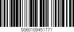 Código de barras (EAN, GTIN, SKU, ISBN): '5060109451771'