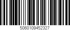 Código de barras (EAN, GTIN, SKU, ISBN): '5060109452327'
