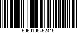 Código de barras (EAN, GTIN, SKU, ISBN): '5060109452419'