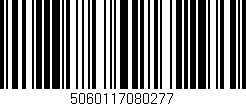 Código de barras (EAN, GTIN, SKU, ISBN): '5060117080277'