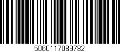 Código de barras (EAN, GTIN, SKU, ISBN): '5060117089782'
