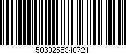 Código de barras (EAN, GTIN, SKU, ISBN): '5060255340721'