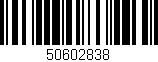 Código de barras (EAN, GTIN, SKU, ISBN): '50602838'