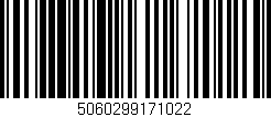 Código de barras (EAN, GTIN, SKU, ISBN): '5060299171022'