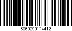 Código de barras (EAN, GTIN, SKU, ISBN): '5060299174412'