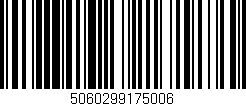 Código de barras (EAN, GTIN, SKU, ISBN): '5060299175006'