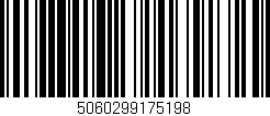 Código de barras (EAN, GTIN, SKU, ISBN): '5060299175198'