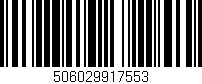 Código de barras (EAN, GTIN, SKU, ISBN): '506029917553'