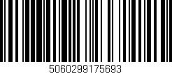Código de barras (EAN, GTIN, SKU, ISBN): '5060299175693'