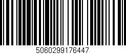 Código de barras (EAN, GTIN, SKU, ISBN): '5060299176447'