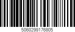 Código de barras (EAN, GTIN, SKU, ISBN): '5060299176805'
