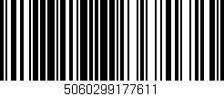 Código de barras (EAN, GTIN, SKU, ISBN): '5060299177611'