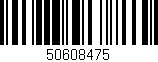 Código de barras (EAN, GTIN, SKU, ISBN): '50608475'