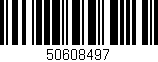Código de barras (EAN, GTIN, SKU, ISBN): '50608497'